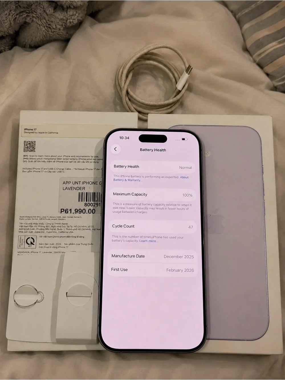 Apple iPhone 13 Lavender - Dual Camera